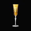 Christofle Amber Crystal Champagne Flute