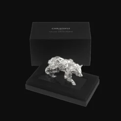 Christofle Bear small version in Sterling Silver - Haute Orfèvrerie