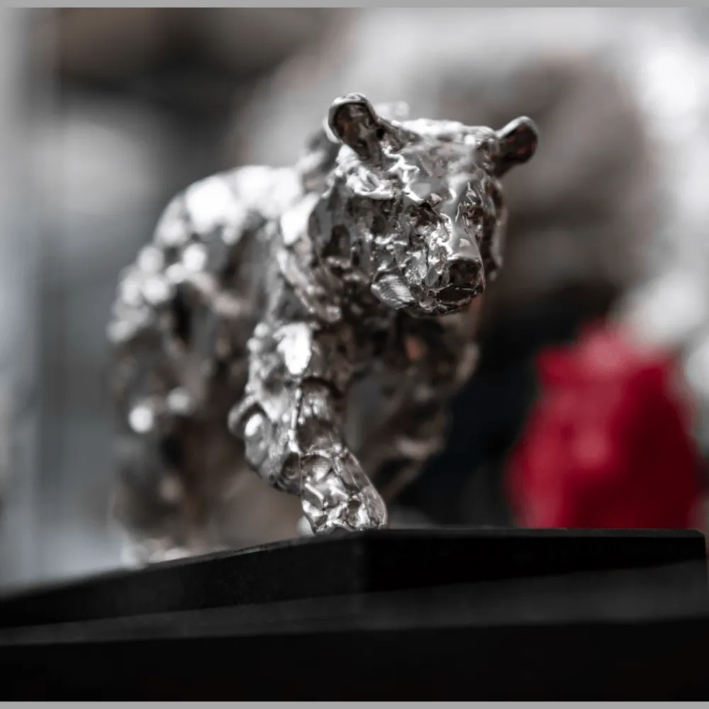 Christofle Bear small version in Sterling Silver - Haute Orfèvrerie