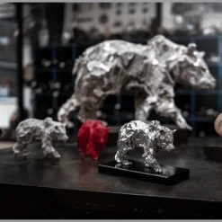 Christofle Bear small version in Sterling Silver - Haute Orfèvrerie