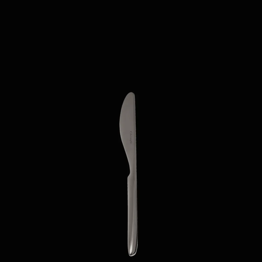 Christofle Black Stainless Steel Butter Spreader