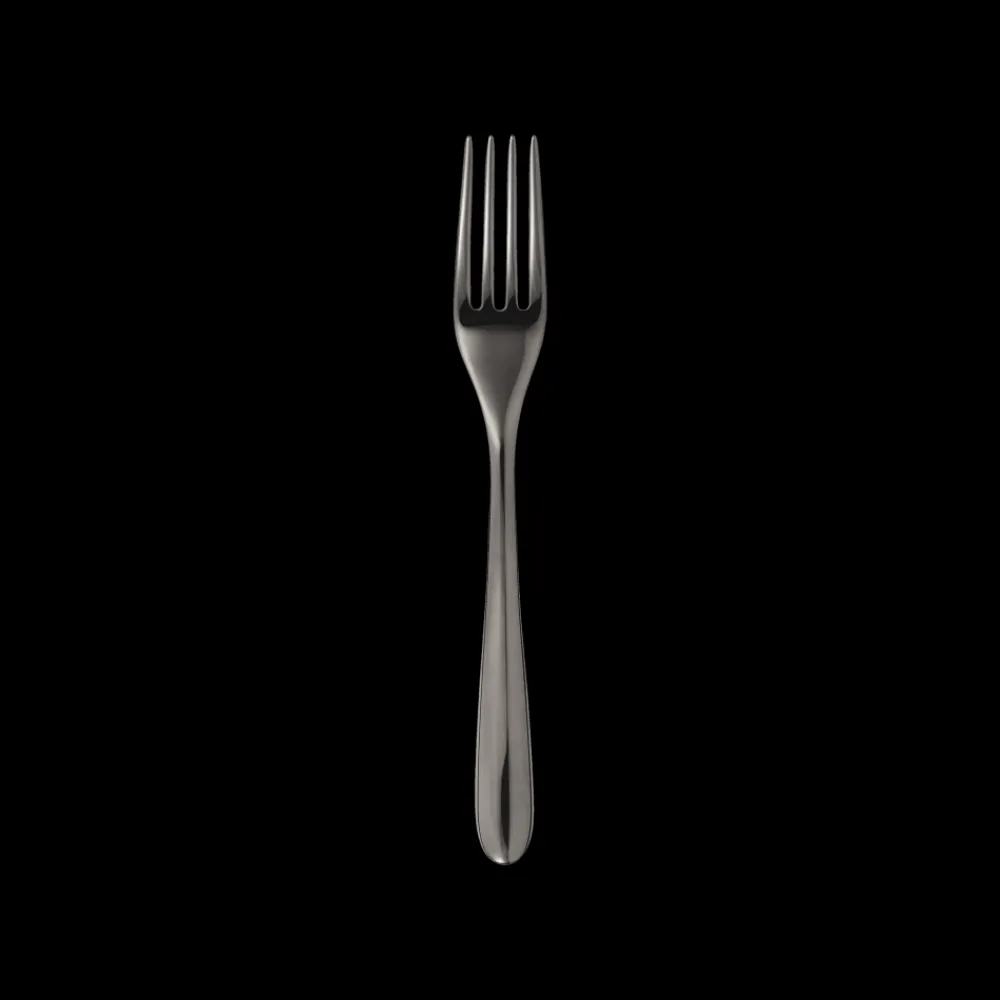 Christofle Black Stainless Steel Dessert Fork