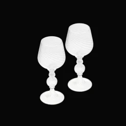 Christofle Blown Glass Red Wine Glass Set