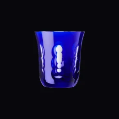 Christofle Blue Crystal Water Glass