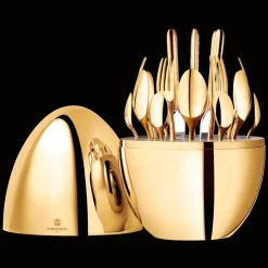Christofle 24-Carat 24-Piece Gold Flatware Set