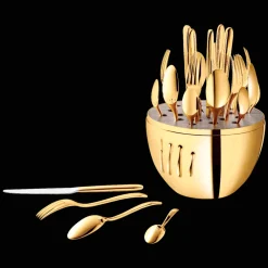 Christofle 24-Carat 24-Piece Gold Flatware Set