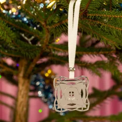Christofle Celebration ornament Rectangle - Silver plated