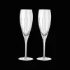 Christofle Crystal champagne flutes - Set of 2
