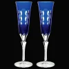 Christofle Crystal Champagne Flutes - Set of 2