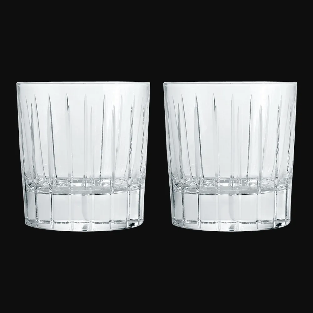 Christofle Crystal Double Old Fashioned Glass - Set of 2