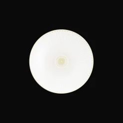 Christofle Dessert Plate Porcelain Gold