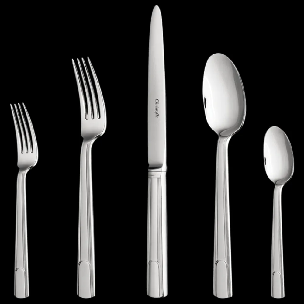 Christofle Flatware set for 6 people (36 pieces) Hudson Stainless Steel