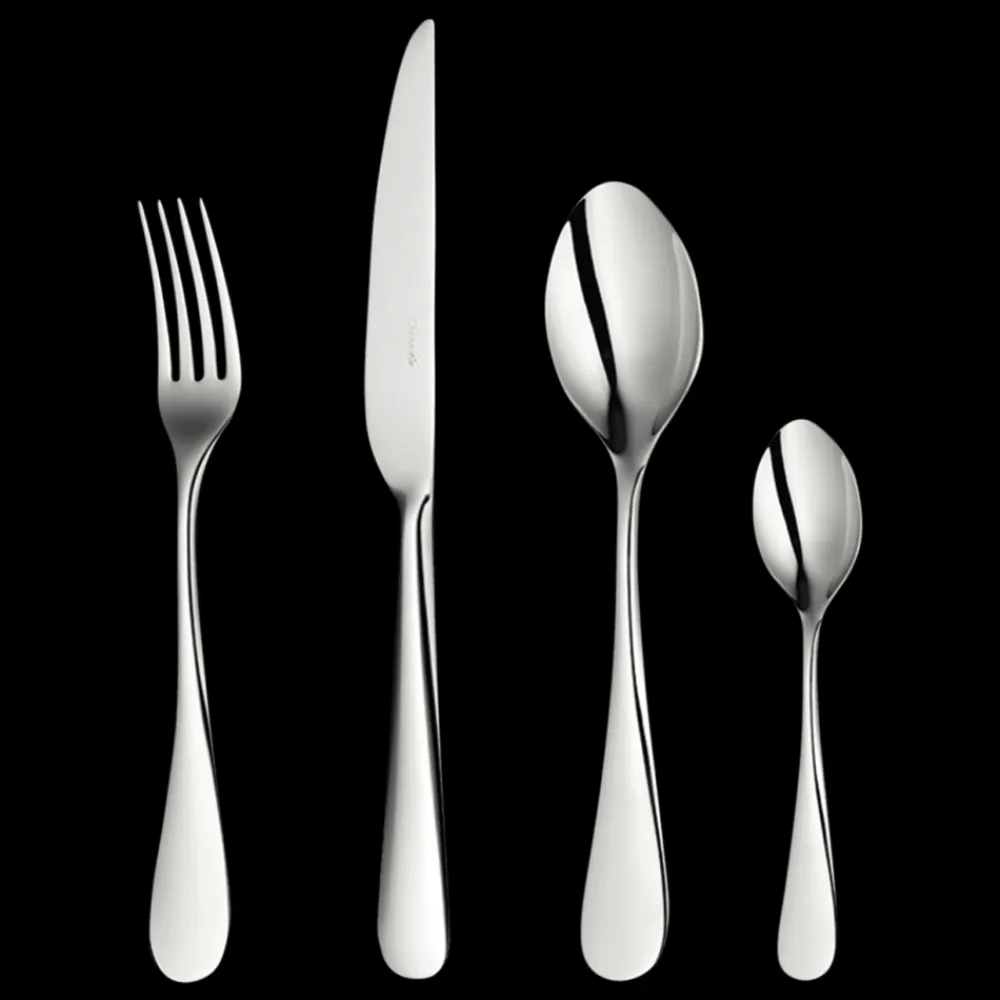 Christofle Flatware set for 12 people (48 pieces) Origine Stainless steel