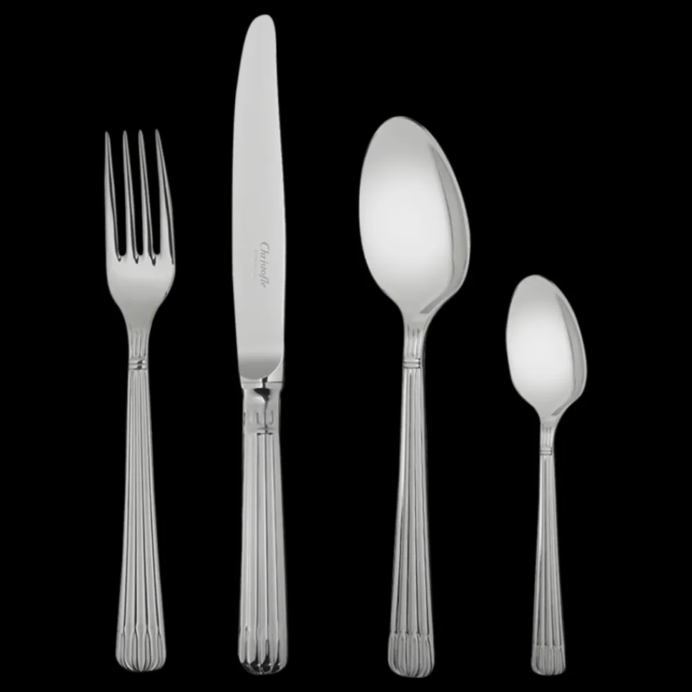 Christofle Flatware set for 12 people (48 pieces) Osiris Stainless Steel