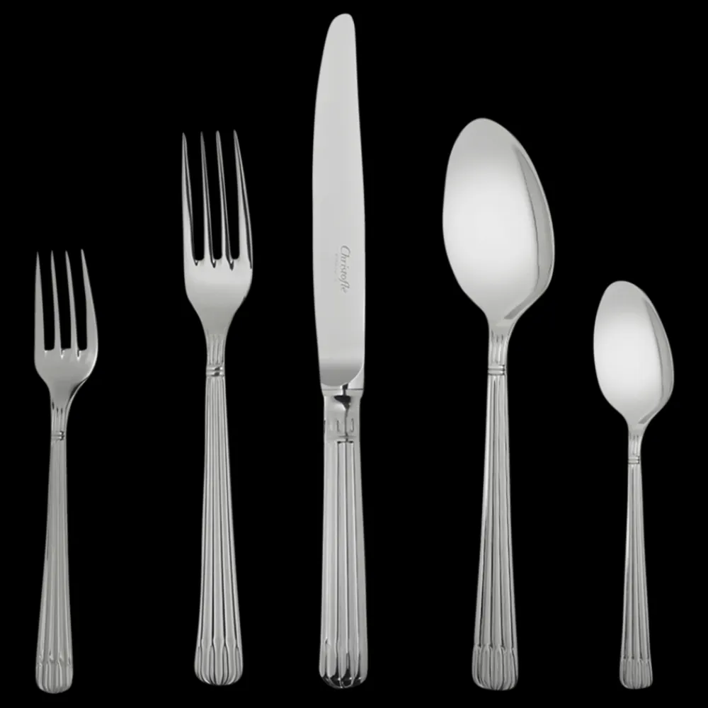 Christofle Flatware set for 12 people (110 pieces) with chest