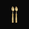 Christofle Gilded Silver-Plated Coffee Spoon Set