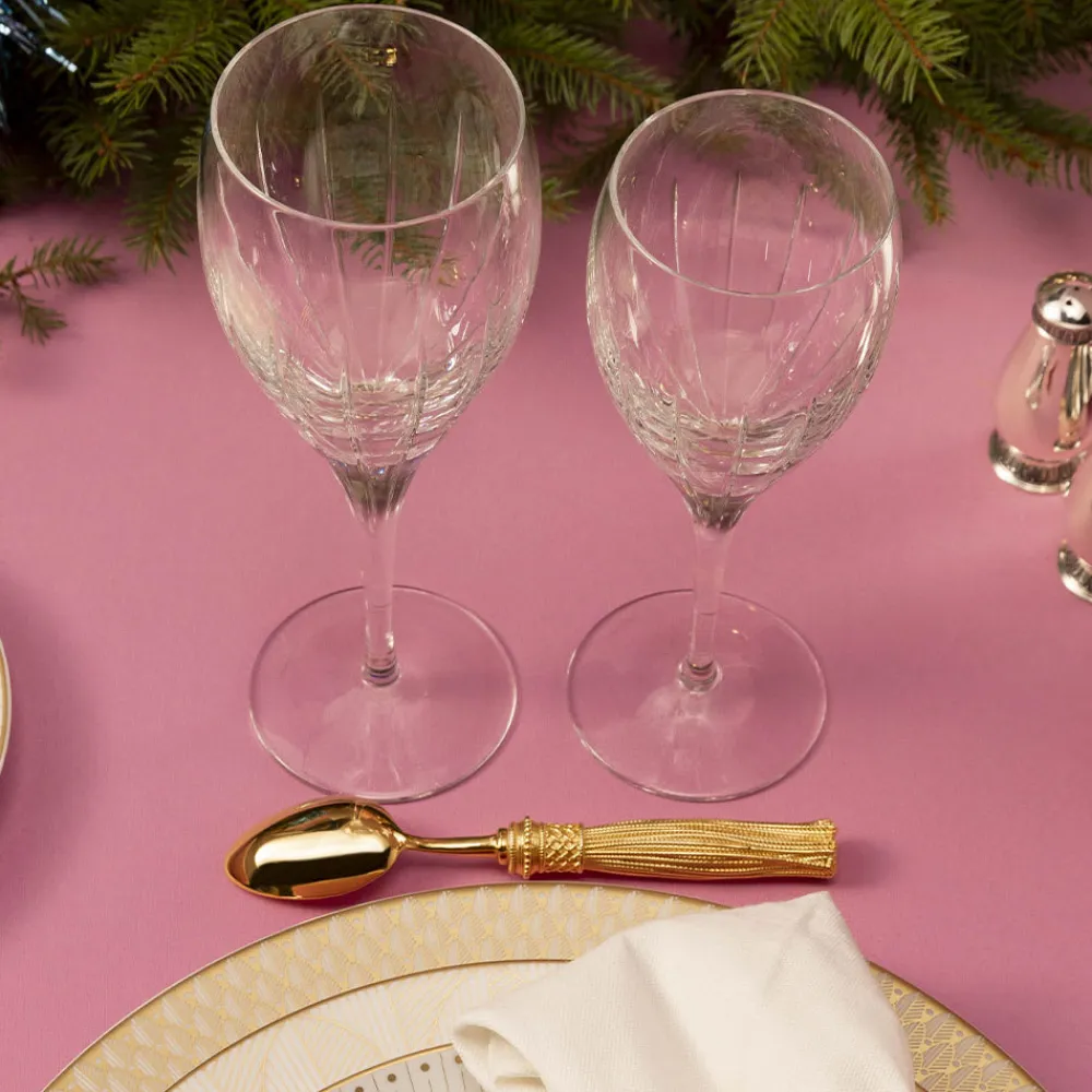 Christofle Gilded Silver-Plated Coffee Spoon Set