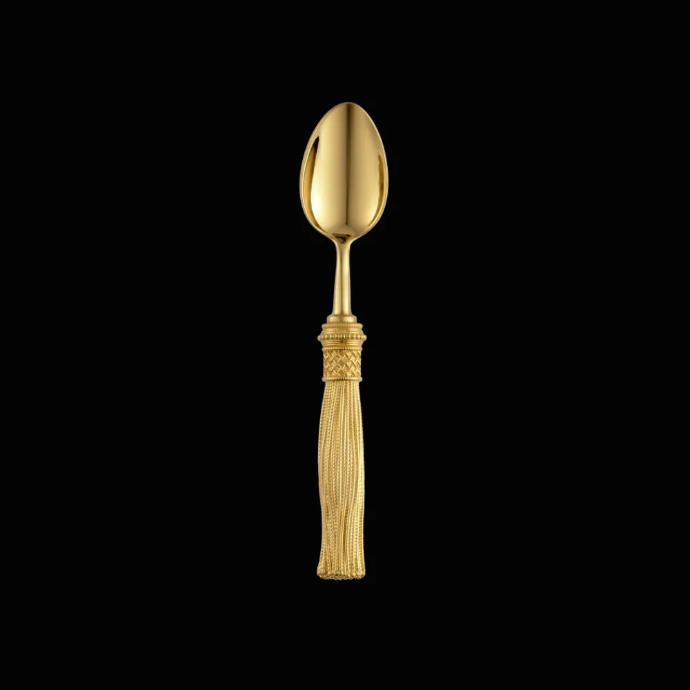 Christofle Gilded Silver-Plated Coffee Spoon Set