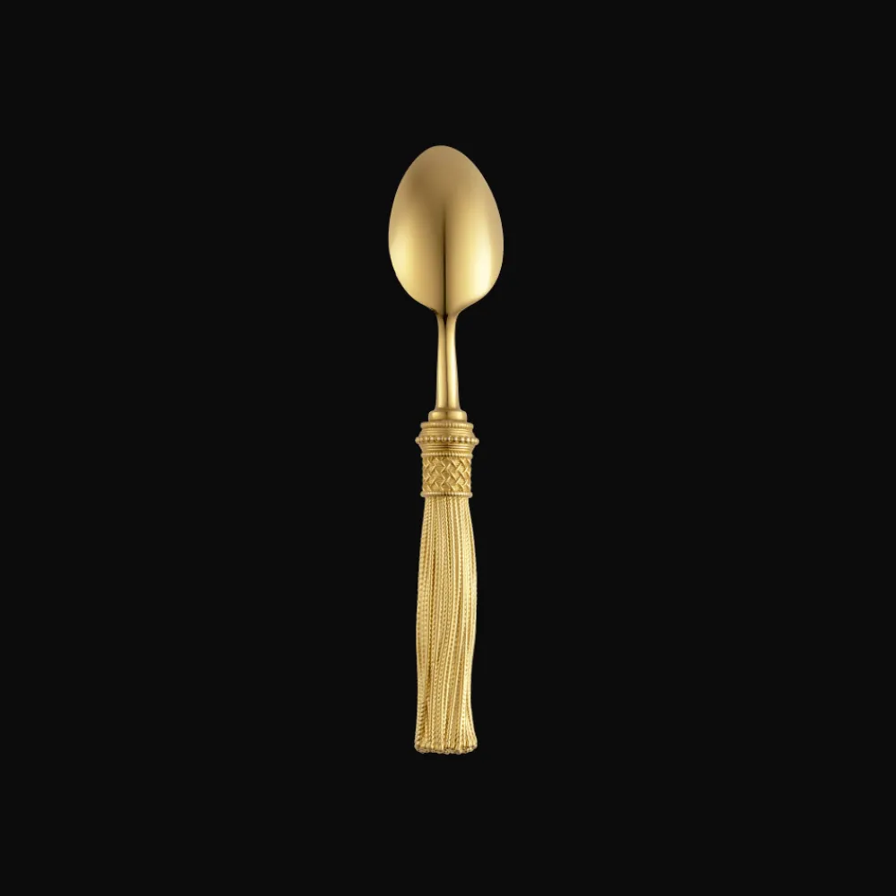 Christofle Gilded Silver-Plated Coffee Spoon Set