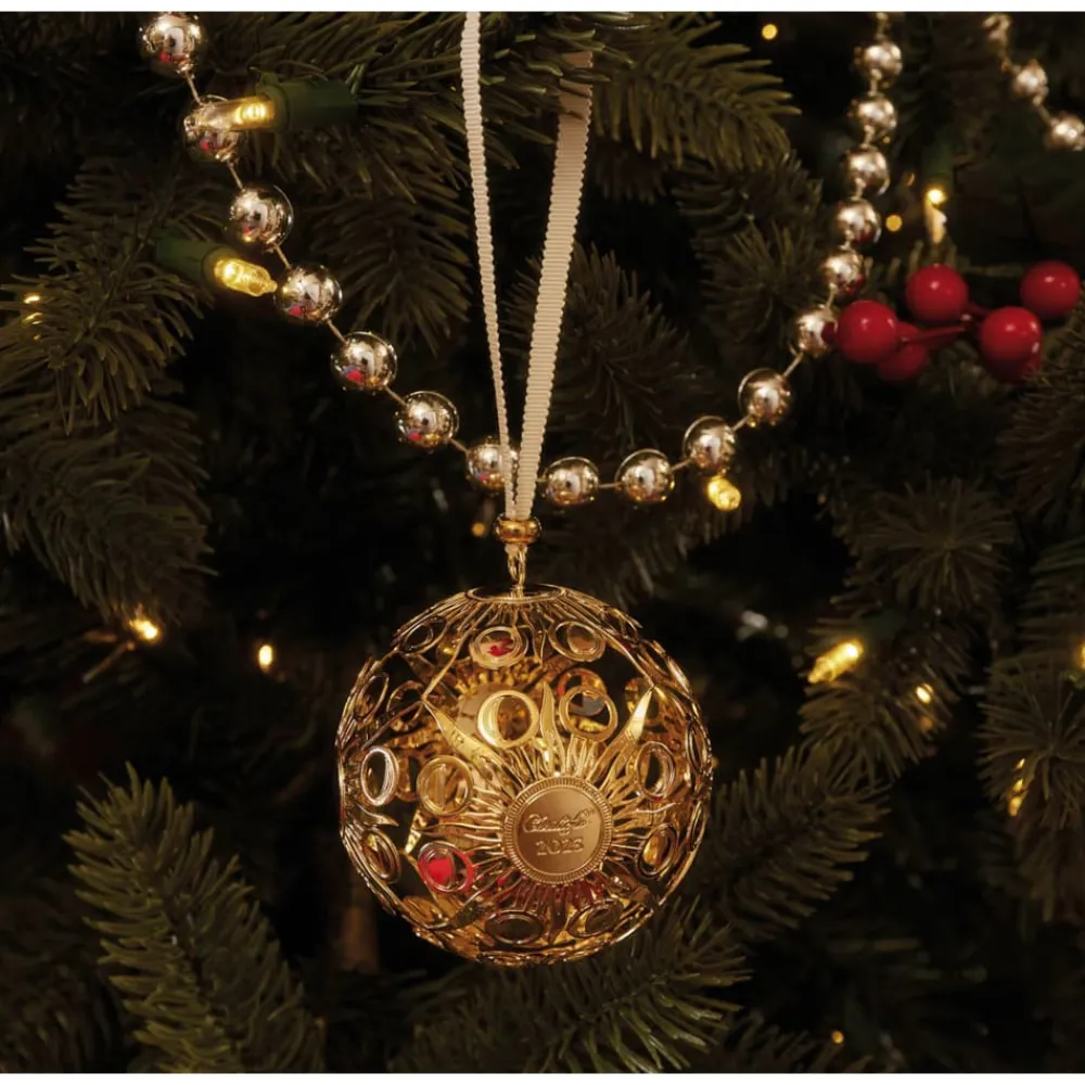 Christofle Gold Gilded Silver-Plated Ornament - 2023