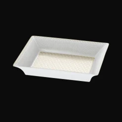 Christofle Gold Porcelain Trinket Tray Gift Box