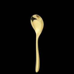 Christofle Gold Stainless Steel Cream Soup Spoon