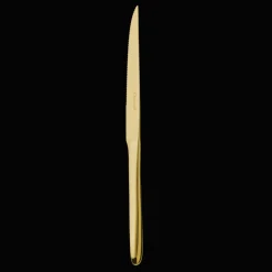 Christofle Gold Stainless Steel Serrated Blade Steak Knife