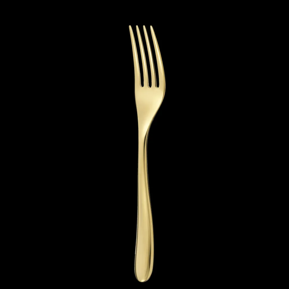Christofle Gold Stainless Steel Table Fork
