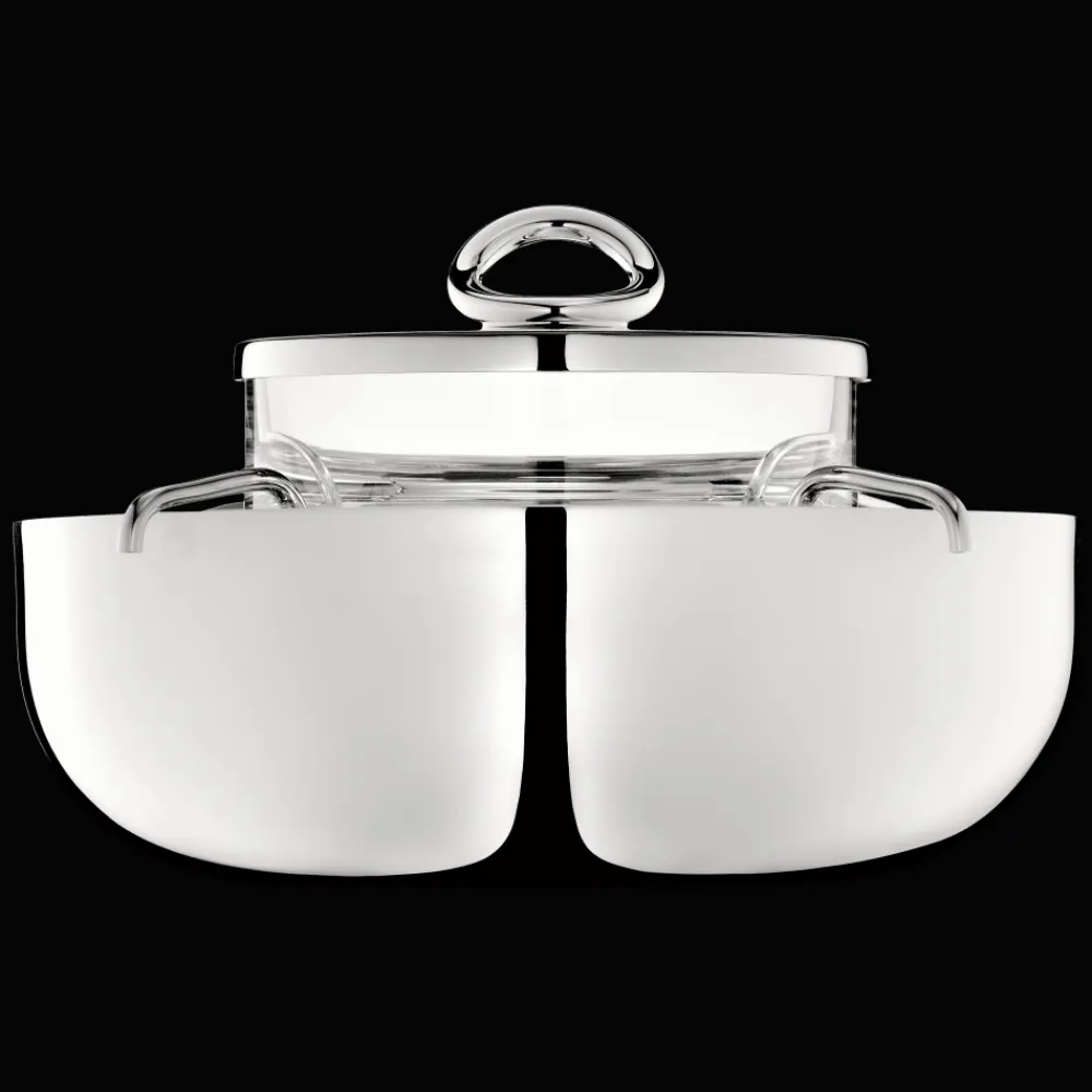 Christofle Large Silver-Plated Caviar Serving Set