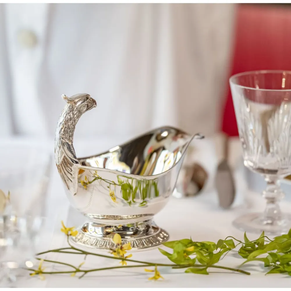 Christofle Large Silver-Plated Gravy Boat