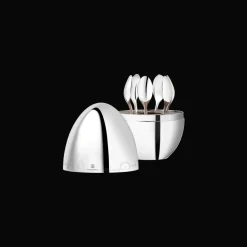 Christofle LONDON - Silver-Plated 6-Piece Espresso Spoon Set