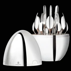 Christofle LONDON - Silver-Plated 24-Piece Flatware Set