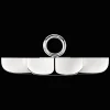 Christofle Medium Silver-Plated 3-Bowl Snack Dish