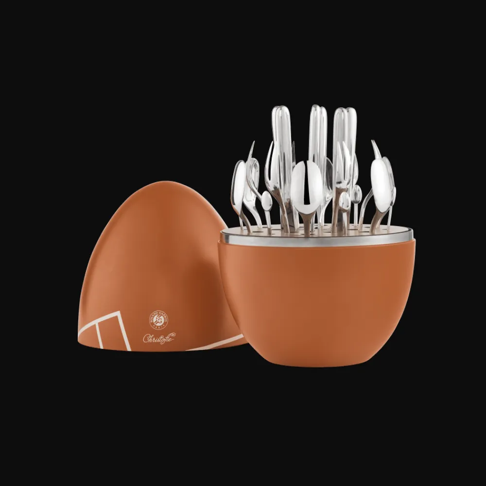 Christofle MOOD PARTY - Silver-Plated 24-Piece Appetizer Set