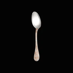 Christofle Partially Gilded Rose Gold Dessert Spoon