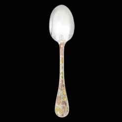 Christofle Partially Gilded Rose & Yellow Gold Table Spoon