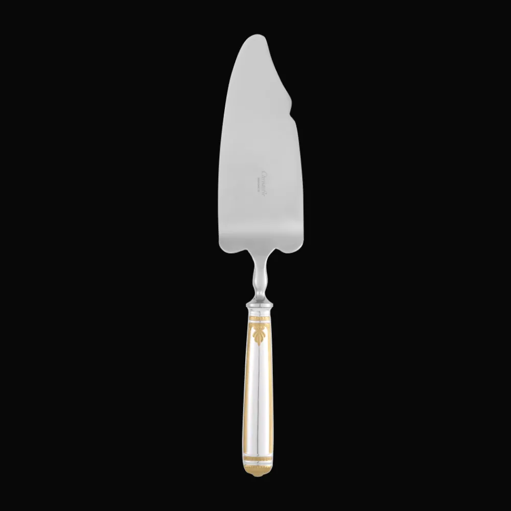 Christofle Partially Gilded Silver-plated Cake Server