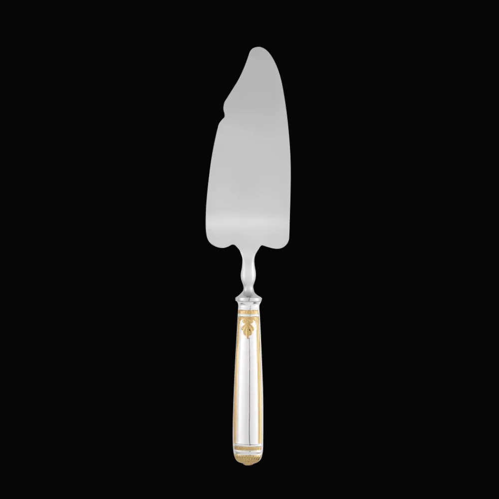 Christofle Partially Gilded Silver-plated Cake Server