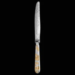 Christofle Partially Gilded Silver Plated Dinner Knife