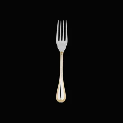 Christofle Partially Gilded Silver-plated Fish fork