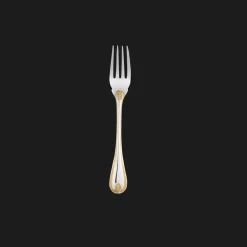 Christofle Partially Gilded Silver-plated Fish fork