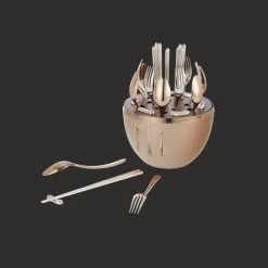 Christofle 24-Piece Rose Gold Flatware Set for 6 people