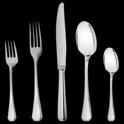 Christofle 75-Piece Silver Plated Flatware Set with chest