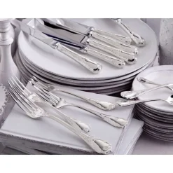 Christofle 36-Piece Silver-Plated Flatware Set with Storage Box