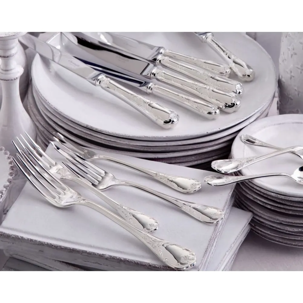 Christofle 36-Piece Silver-Plated Flatware Set with Storage Box