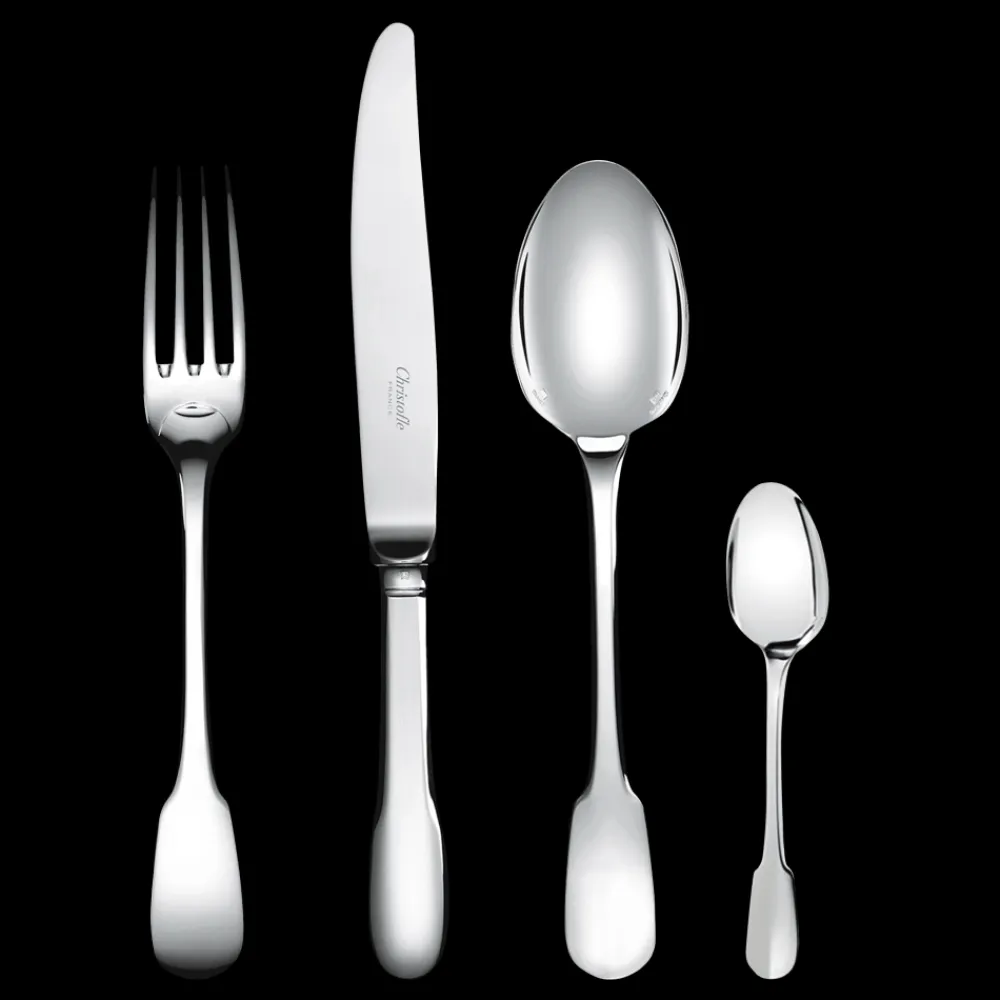 Christofle 48 Piece Silver-Plated Flatware Set with Storage Box