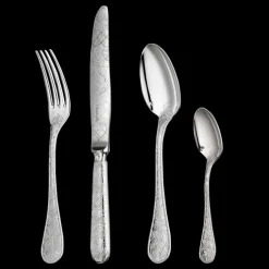 Christofle 24-Piece Silver-Plated Flatware Set with Storage Box