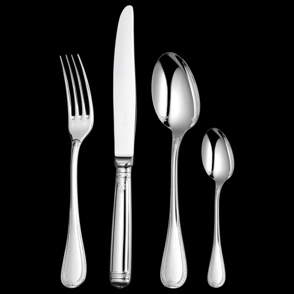 Christofle 24-Piece Silver-Plated Flatware Set with Storage Box