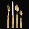 Christofle 4-piece Silver-plated Gilded Individual place settings