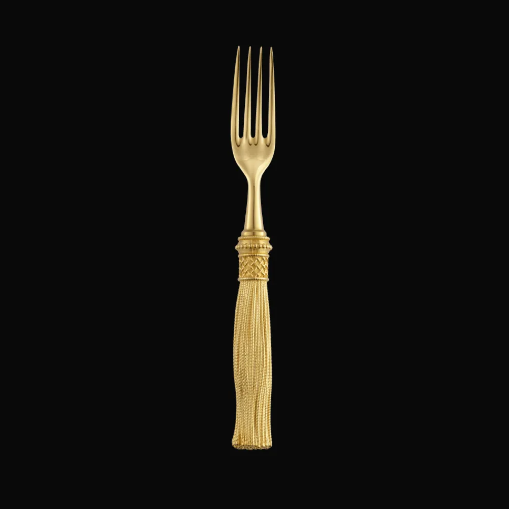 Christofle 4-piece Silver-plated Gilded Individual place settings